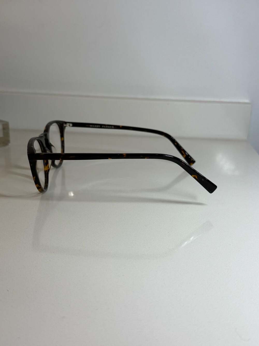 Warby Parker Percey 256 Eyeglasses in Tortoise Striped Sassafras 48-20-140 - Picture 7 of 9
